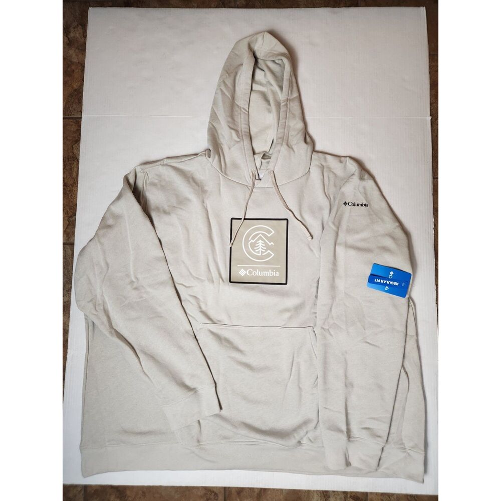 Columbia Graphic Hoodie Men's 5X 5XL Dark stone